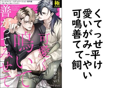 可愛く鳴いて善がってみせて（平飼やけい）【BL漫画の無料動画】